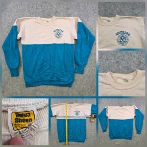 Vintage 1970s 70s Southern Connecticut State Owls Sweatshirt Mens Large SCSU